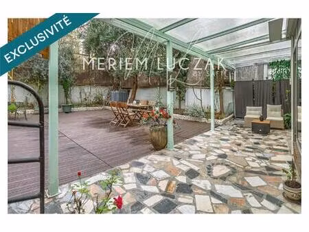 charmante maison au calme avec terasse 2 parkings 136m2 sur un terrain 240m2 à 10 min du m