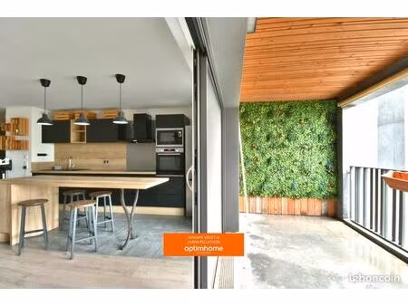 t3 rénové 66 m² – 2 chambres – balcon 10 m² – parking sécurisé – résidence avec ascenseur