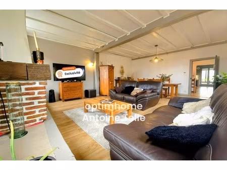 vaux-andigny - longère individuelle de 3 chambres avec garage & jardin clos sur 1750m²