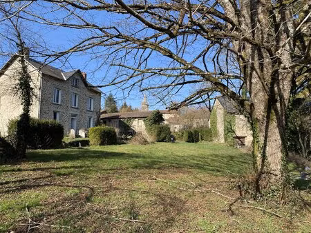 bel ensemble immobilier en pierre situé au cœur du village