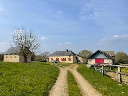 vente longère et corps de ferme à la jaille-yvon (49220) : à vendre / 225m² la jaille-yvon