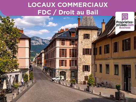chambery - fdc - droit au bail  local chambery