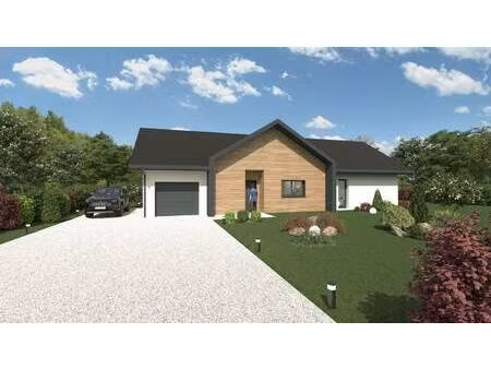 terrain avec maison neuve à vendre