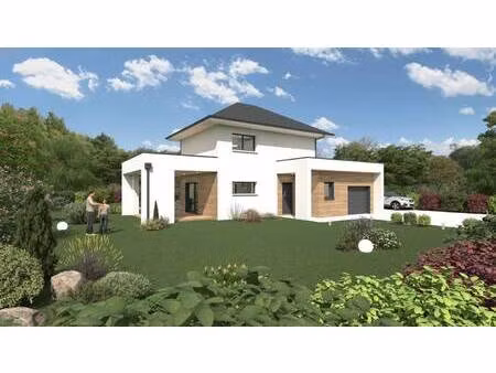 terrain avec maison neuve à vendre