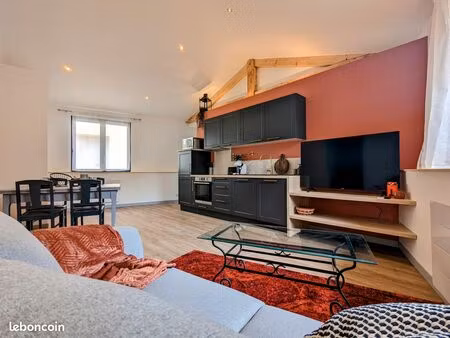 t2 meublé neuf terracotta - climatisé