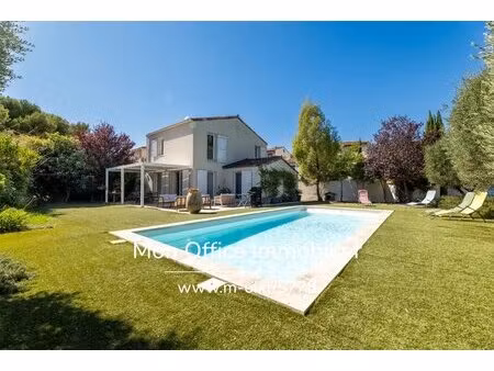 référence : 5778-jan. - maison t5 + piscine + garage + calme et vue dégagée