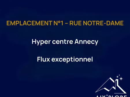 fonds de commerce à vendre annecy