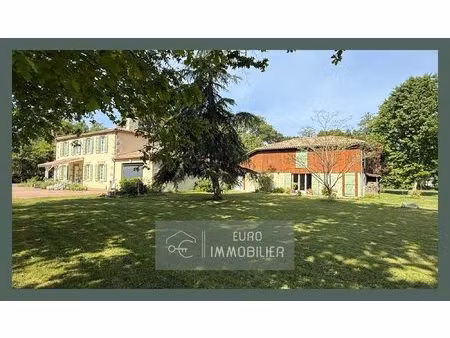 cazalis - propriété 2 logements - garage - 6 chambres - terrai