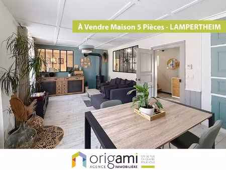 a vendre maison lampertheim 5/6p