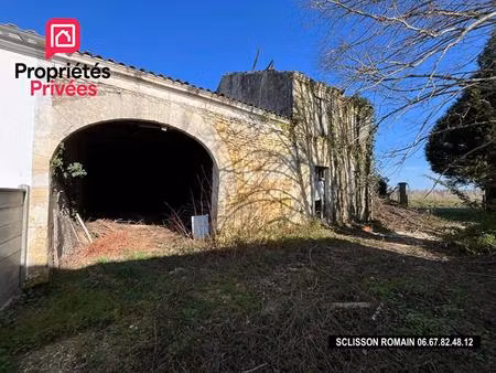 maison saint genis de saintonge - chai - terrain - prix 39 99 fai