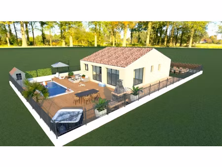 vente maison neuve 4 pièces 85 m² à lézignan-la-cèbe (34120)  255 000 €