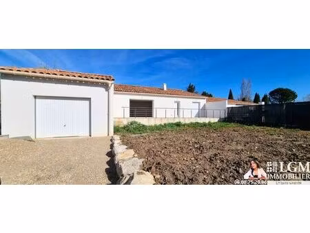 la barben – villa contemporaine t4 de plain-pied – 612 m² de terrain – garage