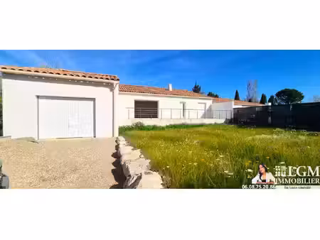 la barben - villa récente individuelle - garage - terrasses et jardin