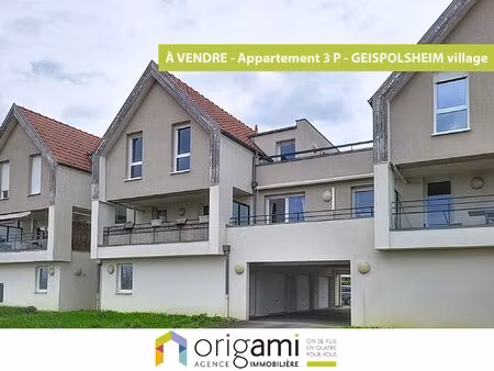 geispolsheim - village beau 3p au bord des champs