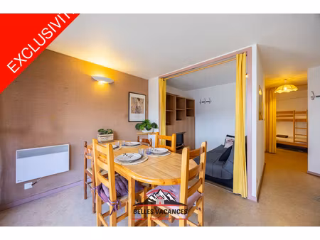 exclusivite appartement t.2 coin montagne pied des pistes à ven