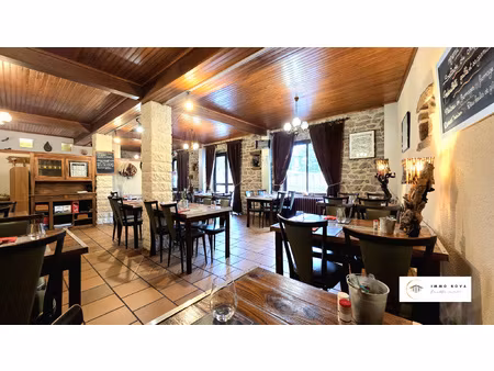 bar / restaurant avec licence iv murs + fonds + appartemen