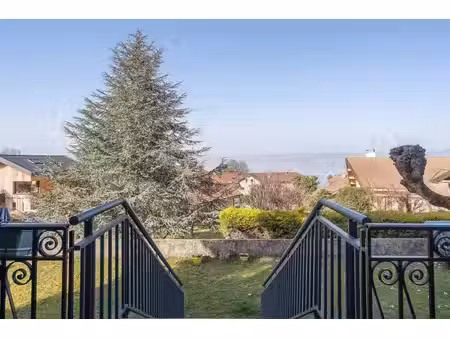 neuvecelle - appartement t4 - vue lac et jardin privatif - 3 chambres