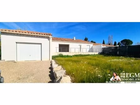 la barben - villa récente - plain-pied avec garage- 130 m²