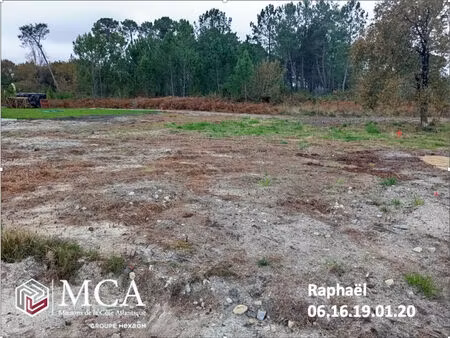 vente terrain 680 m² parentis-en-born (40160)