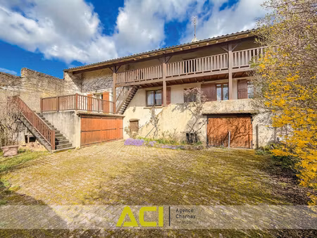 charnay maison avec galerie maconnaise et dependances - 93m2