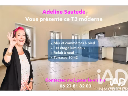 vente appartement 3 pièces à saint-cyr-sur-mer (83270) : à vendre 3 pièces / 65m² saint-cy