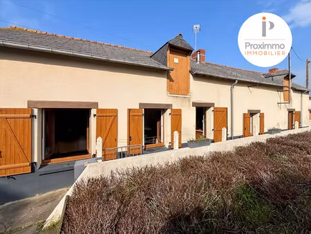 a vendre - longere - bruz(35170) - plain pied - 2 chambres - garage- jardin