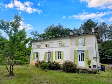33660 - porcheres - maison en pierres et dependances - 180m² habitables -