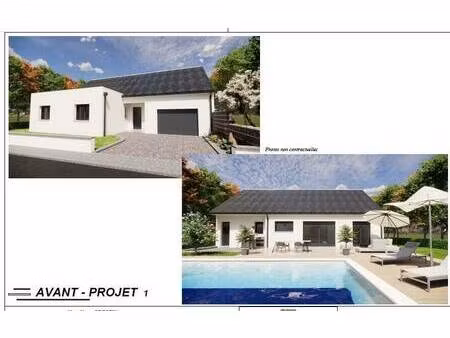 terrain avec maison neuve à vendre