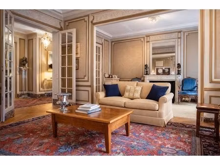 appartement haussmannien exceptionnel sur l’avenue hoche  dans le 8e arrondissement de...