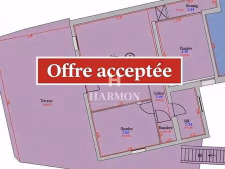 harmon à vendre – ensemble immobilier à rénover – studio  appartement avec grande terrasse