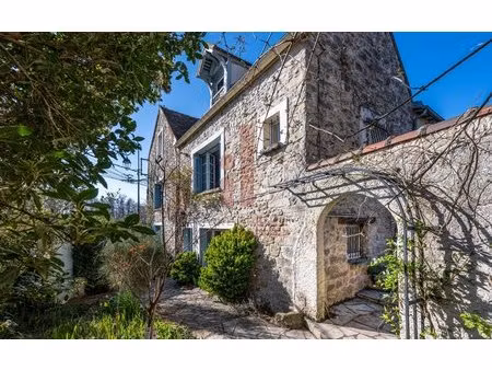 samois sur seine - bord de seine – maison de charme en pierre 167 m² avec jardin  terrasse