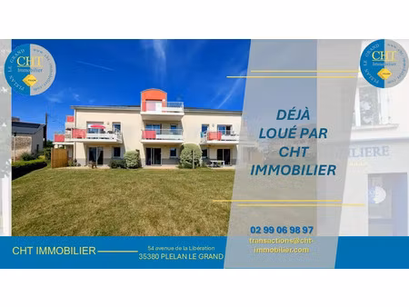 location appartement 1 pièce 31 m² à guer (56380)  350 €