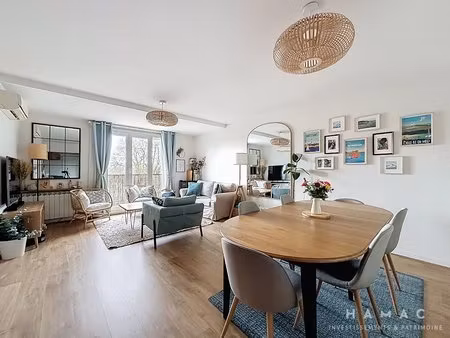 appartement t3- 84m2-vernaison centre- 3 balcons