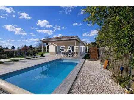 maison t4 de plein pied de 2018  piscine  garage