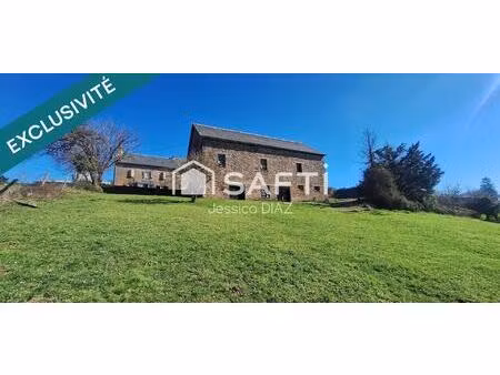 corps de ferme – 3 4 ha – vue vallée – maison + 600 m² dépendances