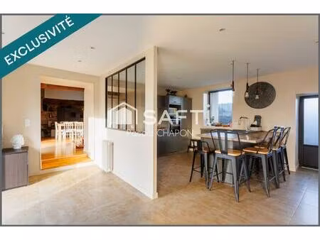 longère rénovée – vie de plain-pied possible – dpe c – terrain 1 500 m² – 12 min axe renne