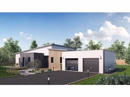 terrain avec maison neuve à vendre