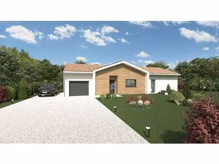 terrain avec maison neuve à vendre