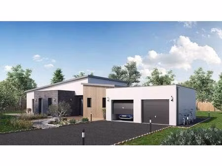 terrain avec maison neuve à vendre