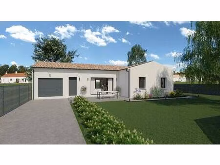 terrain avec maison neuve à vendre