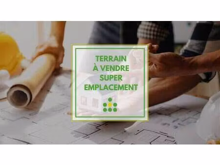 terrain constructible à vendre