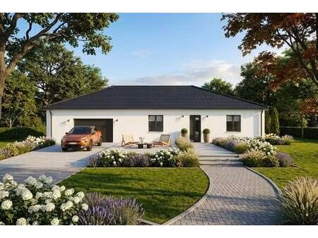 terrain avec maison neuve à vendre