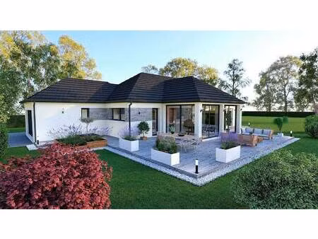 terrain avec maison neuve à vendre
