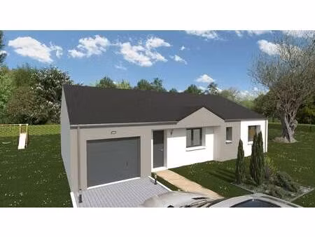 terrain avec maison neuve à vendre