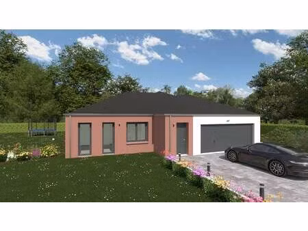 terrain avec maison neuve à vendre