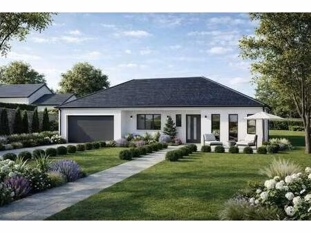 terrain avec maison neuve à vendre