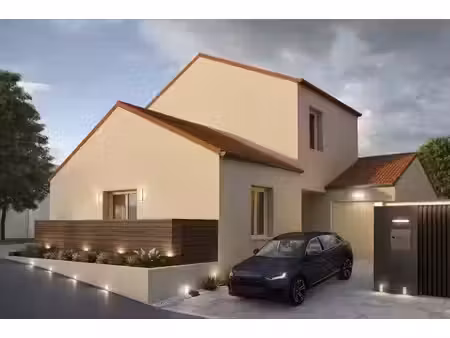 terrain avec maison neuve à vendre