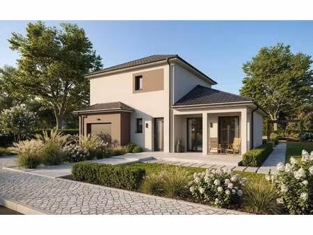 terrain avec maison neuve à vendre