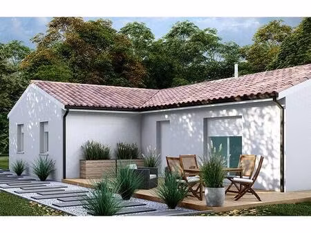 terrain avec maison neuve à vendre