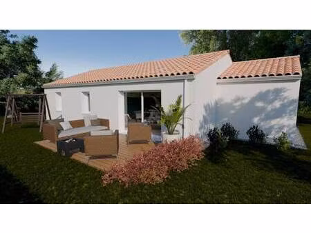 terrain avec maison neuve à vendre